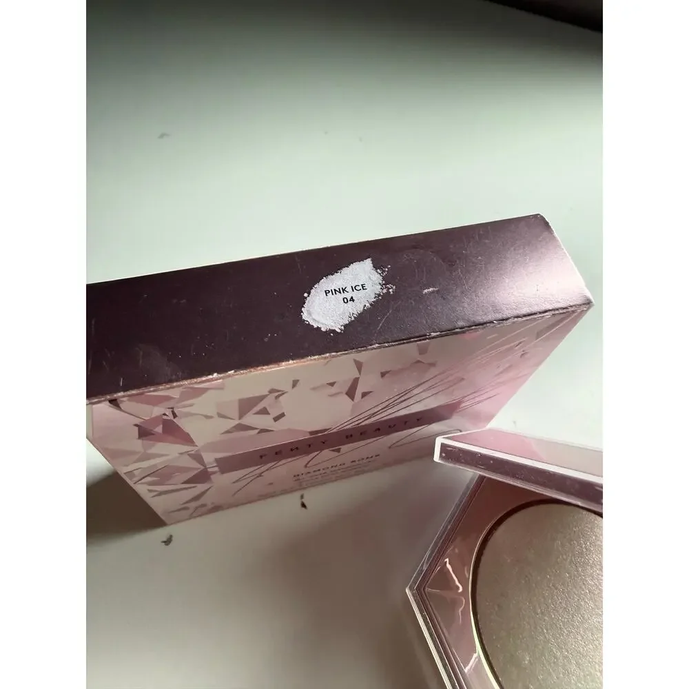 $43 New Fenty Beauty Diamond Bomb All-Over Diamond Veil Pink Ice 04 Highlighter